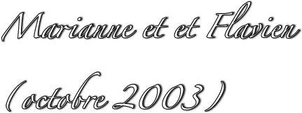 Marianne et et Flavien